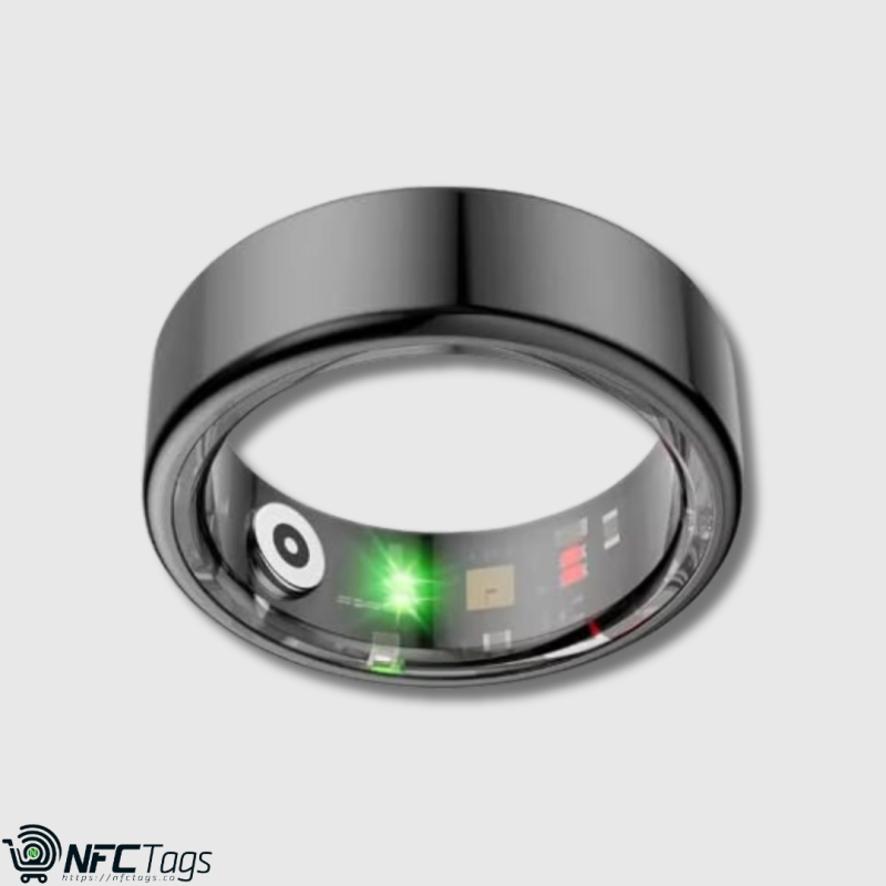 Generic Smart Ring to Track All Your Important Health Indicators (Black, 18.1 mm)
