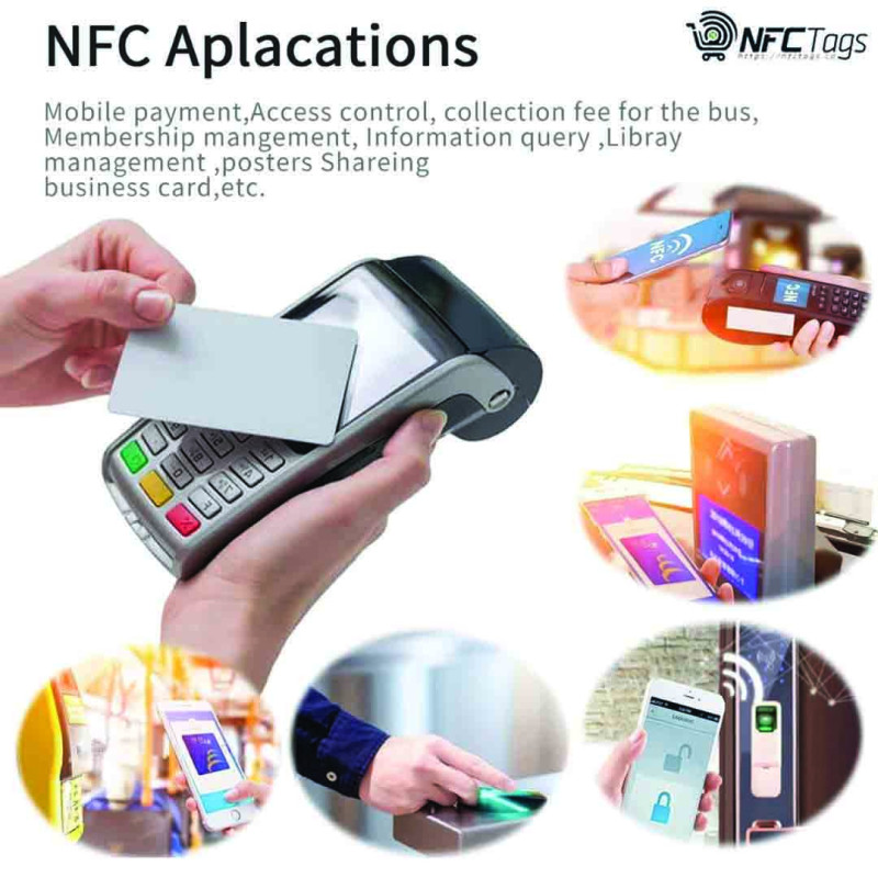 30 NFC Tags NTAG215 Cards | Printable Blank PVC Cards NXP Chip