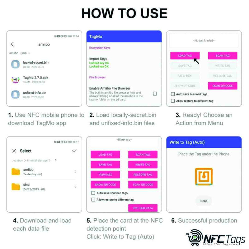 30 NFC Tags NTAG215 Cards | Printable Blank PVC Cards NXP Chip