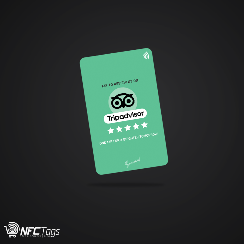 copy of Smaacaad NFC TripAdvisor Review Card: Elevate Your Travel Feedback Effortlessly