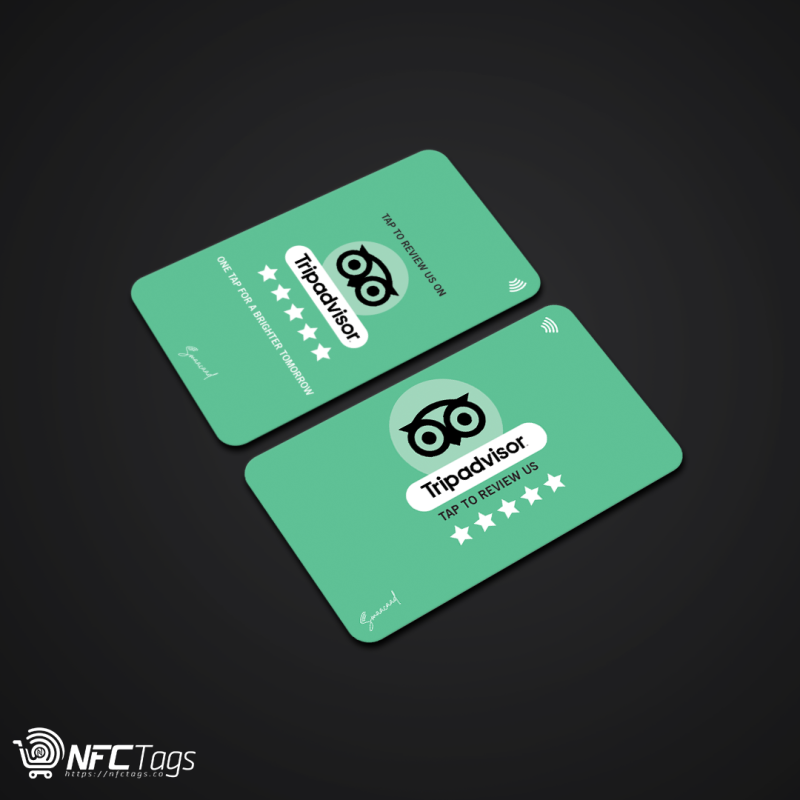 Tap and boost reviews with NFC Tripadvisor Review cards 9PCs in Dubai
