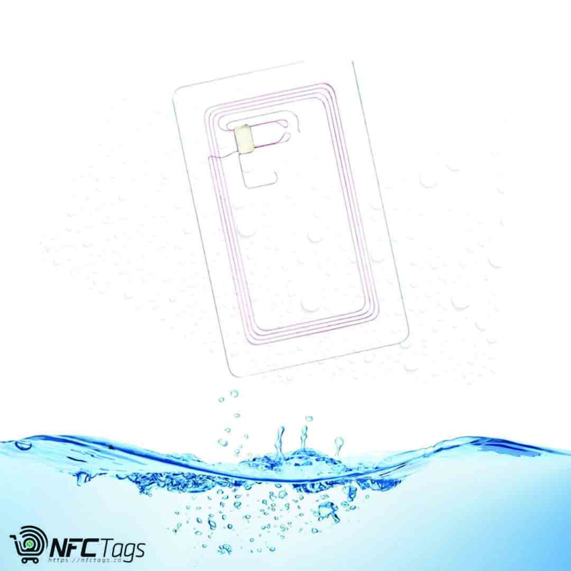 Transparent NFC 215 Tag Cards – Rewritable, Android/IOS