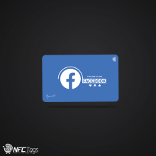 Boost Follows with Smaacaad NFC Facebook Follow cards (4PCs) in Dubai