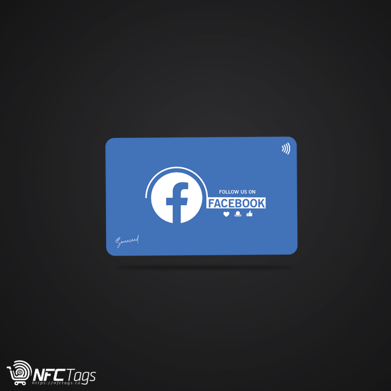 Boost Follows with Smaacaad NFC Facebook Follow cards (4PCs) in Dubai
