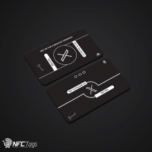 Boost followers! Smaacaad NFC Twitter/X Follow cards (9PCs) in Dubai
