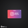 Smaacaad NFC Instagram Follow Cards (4PCs) in Dubai - Tap to Grow
