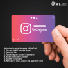 Smaacaad NFC Instagram Follow Cards (4PCs) in Dubai - Tap to Grow