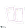 NFC Tags NTAG215 Transparent Cards - Rewritable CR80, Compatible with