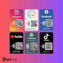 Boost Your YouTube Subscribers with Customizable QR/NFC Stickers!