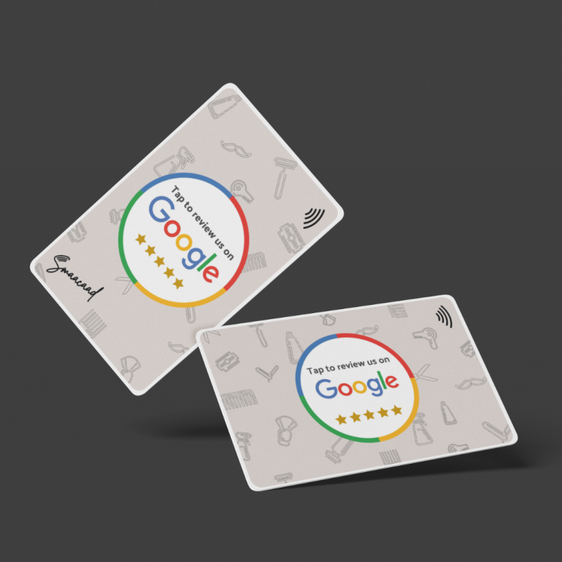 copy of copy of Smaacaad's Google Review Card for Salon. Boost your Business and Give Better Customer Experience. (1PC)