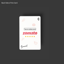 Spice up your reviews with Smaacaad Zomato NFC Card in Dubai, UAE