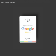 Get feedback faster with Smaacaad Google Review Card with NFC and QR Code! Tap or Scan and boost your business instantly!