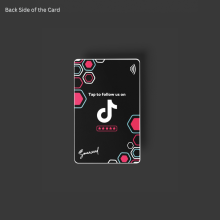 Grow TikTok Follows with Smaacaad NFC TikTok Follow Card in Dubai, UAE
