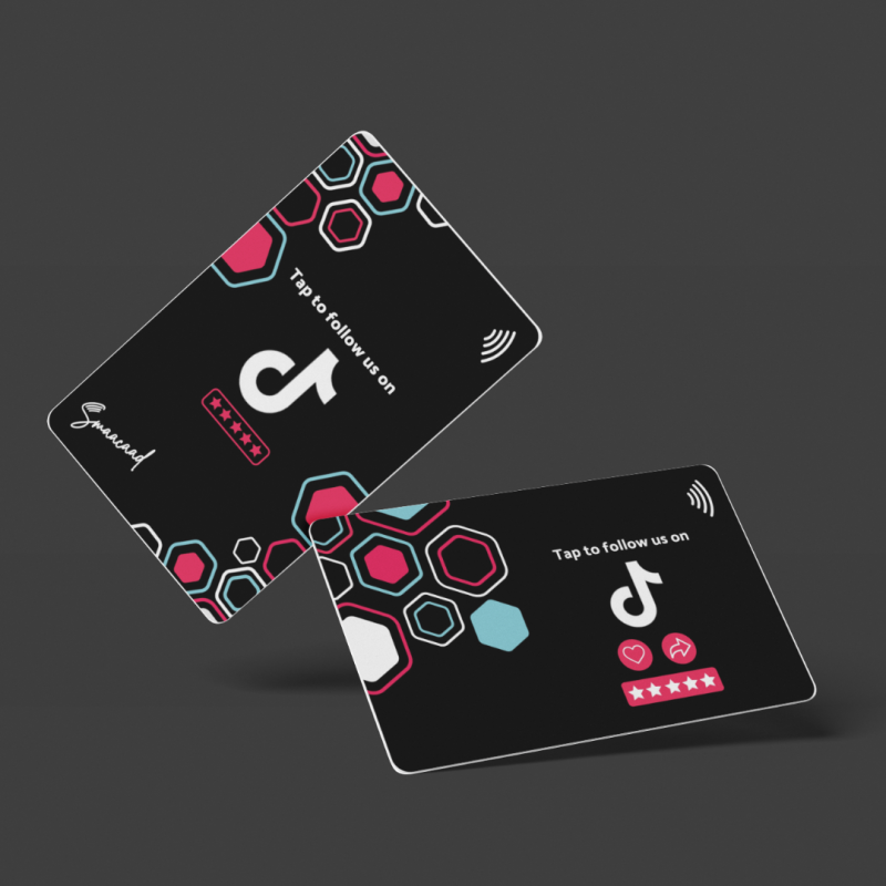 Grow TikTok Follows with Smaacaad NFC TikTok Follow Card in Dubai, UAE