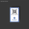 Boost Your Facebook Followers with Smaacaad Facebook NFC and QR Cards - Easy, Fast, and Engaging (1PC