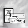 copy of Tap or Scan with Smaacaad Instagram Follow Card with NFC and QR code. Grow followers much faster and easily.(1PC)