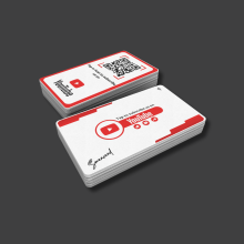 Tap or Scan with Smaacaad Youtube NFC and QR Card in Dubai