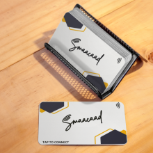 Smaacaad Realtor Business NFC and QR Card in Dubai - Tap or Scan