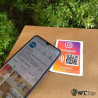 2 Smart QR/NFC Follow Us Stickers| Boost Followers in Dubai, UAE
