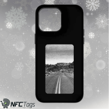 Stylish TPU Phone Case with NFC Display for iPhone 15pro in Dubai, UAE