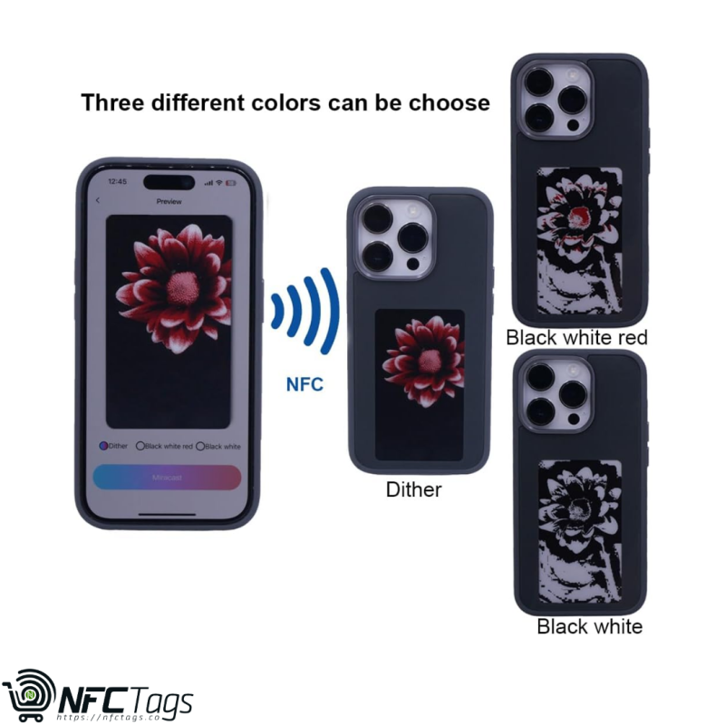 iPhone 15 Pro Max with Ink Screen NFC Smart Phone Case in Dubai, UAE