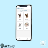PET RECORD: NFC & QR Smart Tag for Pets | Location Tracking | Owner Contact | Waterproof | Free Web Reg.