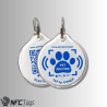 PET RECORD: NFC & QR Smart Tag for Pets | Location Tracking | Owner Contact | Waterproof | Free Web Reg.