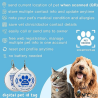 PET RECORD: NFC & QR Smart Tag for Pets | Location Tracking | Owner Contact | Waterproof | Free Web Reg.
