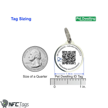 Find Lost Pets Instantly!  PetDwelling Smart ID Tag in Dubai, UAE