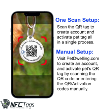Find Lost Pets Instantly!  PetDwelling Smart ID Tag in Dubai, UAE