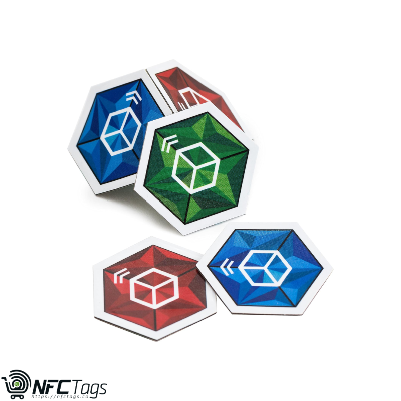 Premium Crystal Cube NFC 9 Stickers in Dubai - Fast, Durable & Stylish