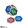 Premium Crystal Cube NFC 9 Stickers in Dubai - Fast, Durable & Stylish