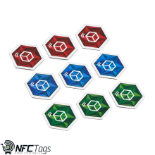 Premium Crystal Cube NFC 9 Stickers in Dubai - Fast, Durable & Stylish