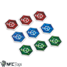 Premium Crystal Cube NFC 9 Stickers in Dubai - Fast, Durable & Stylish