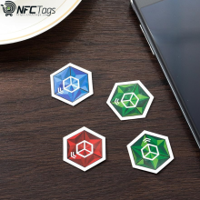 Premium Crystal Cube NFC 9 Stickers in Dubai - Fast, Durable & Stylish
