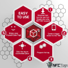 Premium Crystal Cube NFC 9 Stickers in Dubai - Fast, Durable & Stylish