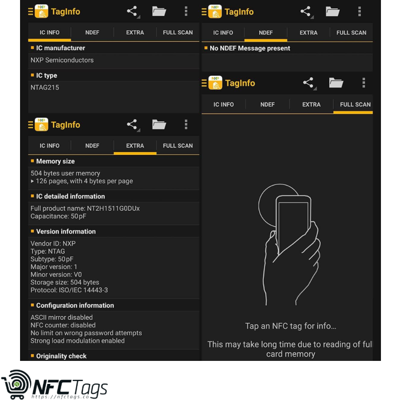 NFC Stickers NXP NTAG215 (Round 1in) Compatible with Amiibo in Dubai