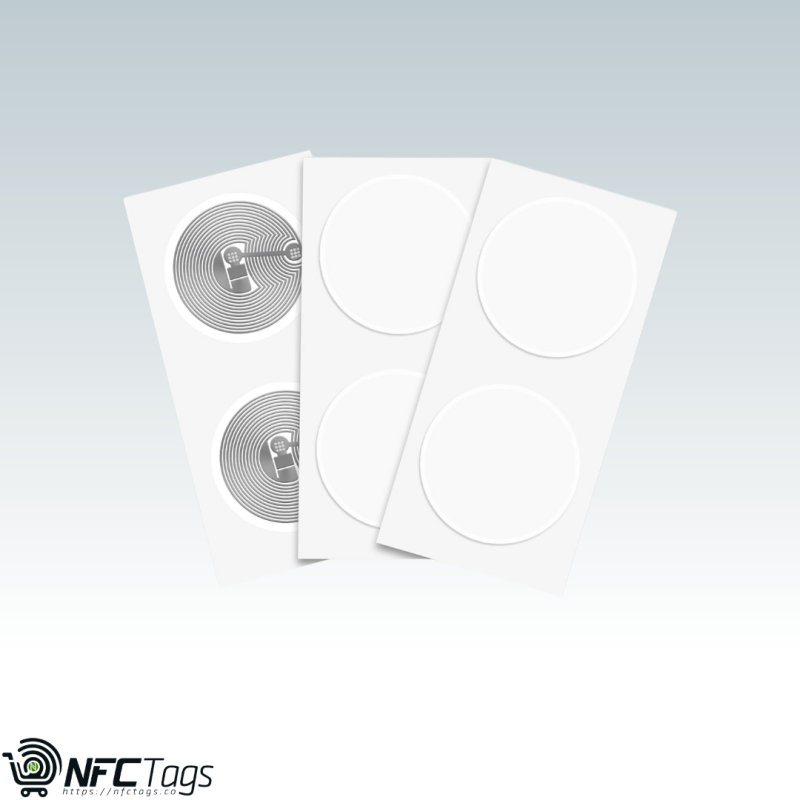 NFC Stickers NXP NTAG215 (Round 1in) Compatible with Amiibo in Dubai