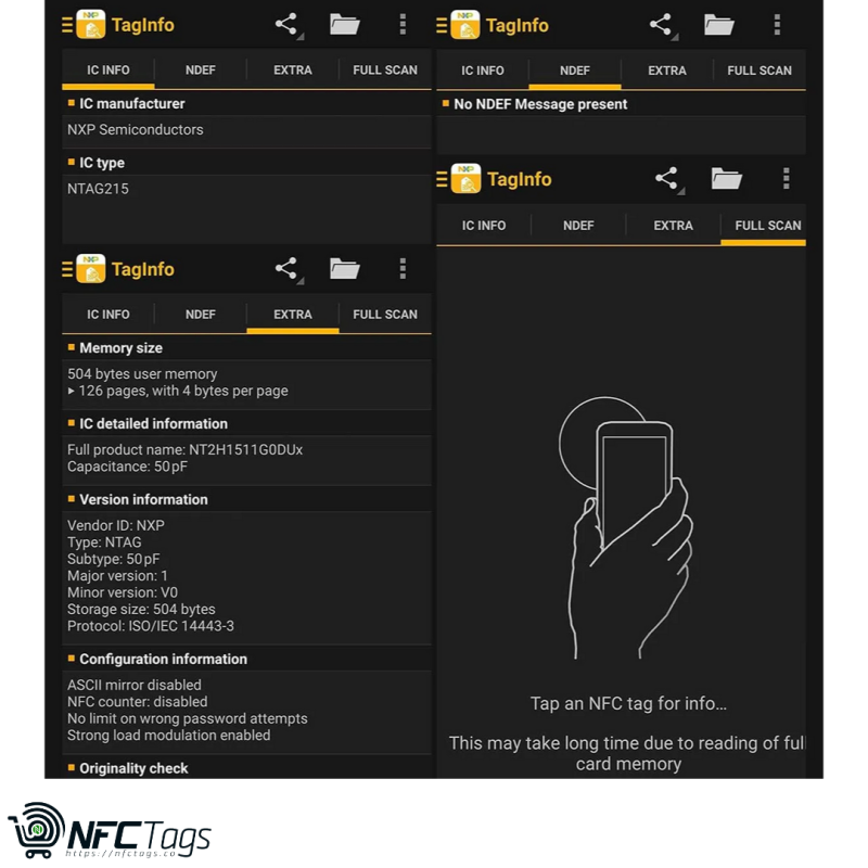 NFC 12pc PET Stickers NTAG213 for NFC Devices in Abu Dhabi, Dubai, UAE
