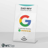 Pack of 3 Zad Rev Google Reviews NFC Stand, Boost Reviews(IOS/Android)
