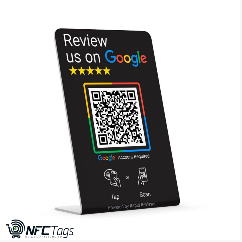 Boost Google Reviews with NFC & QR Code Stand in Dubai, UAE