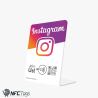 Boost Instagram Followers with Zad NFC Stand in Dubai - iOS/Android