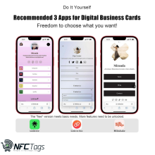 Metal Digital Business Card with Smart NFC Networking in Dubai