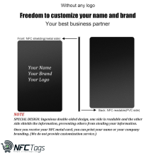 Metal Digital Business Card with Smart NFC Networking in Dubai