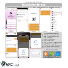 Metal Digital Business Card with Smart NFC Networking in Dubai