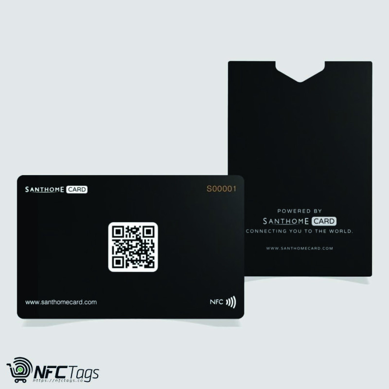 Santhome: NFC & QR Digital Business Card, iOS/Android Compatible