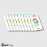 Zad Rev pack of 10 Google Review NFC Card in Dubai - IOS/Android