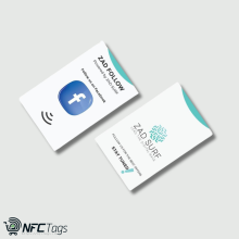 Zad Follow. Facebook Follows NFC Card from (Zad Surf) allowing you boosting Follows - iOS and Android