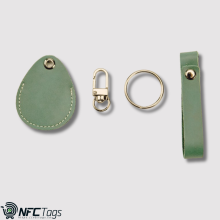 Stylish Leather Key Fobs & Smart Card Holder NFC Tags in Dubai, UAE