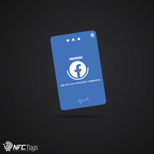 Boost Followers with NFC Facebook Follow cards by Smaacaad in Dubai